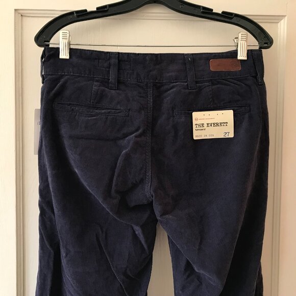 Anthropologie | AG The Everett Navy Corduroy Trousers 27 - Picture 6 of 12